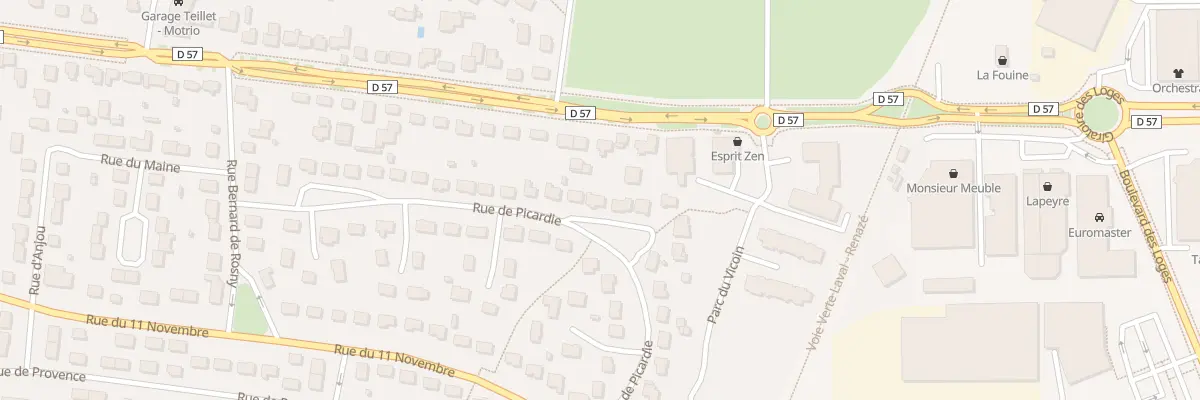 Plan du 49 Rue de Picardie à Saint-Berthevin
