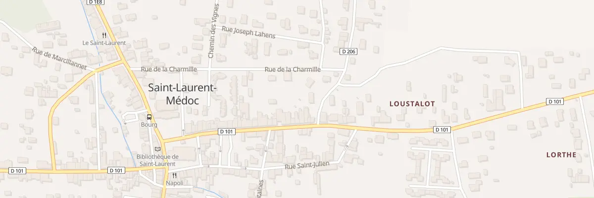 Plan du 33 Rue Marc Bourguedieu à Saint-Laurent-Médoc