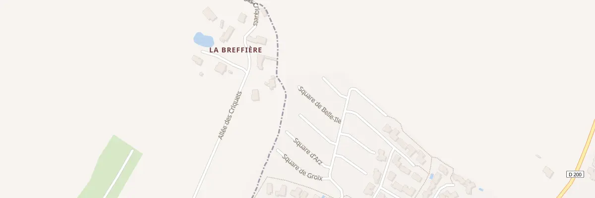 Plan du 9 Sq de Belle-Ile à Mazières-en-Mauges