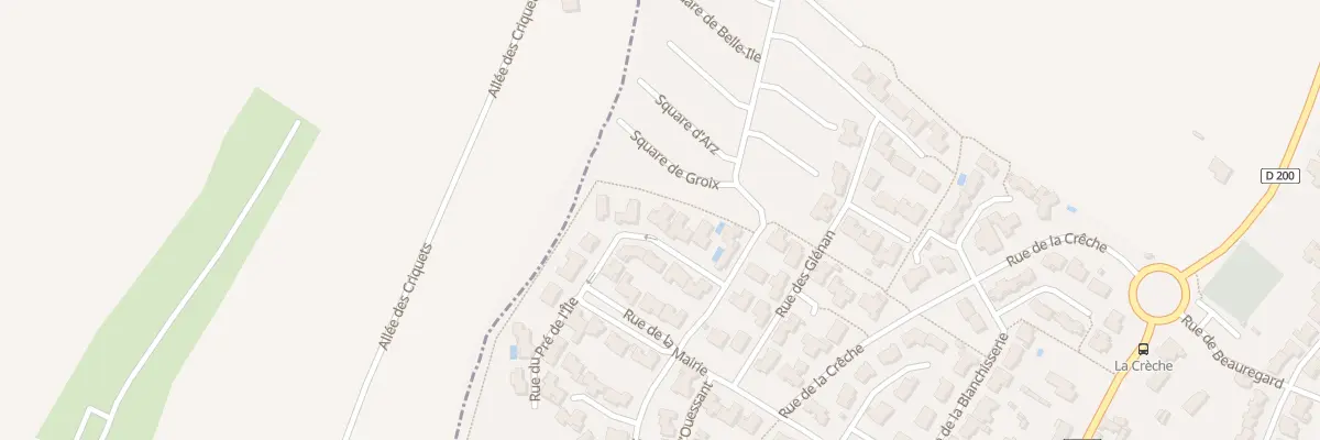 Plan du 8 Rue du Pré de l’Ile à Mazières-en-Mauges