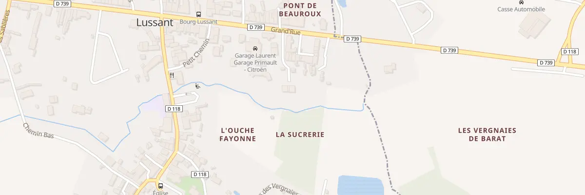 Plan du 10 Imp de l’Ouche Fayonne à Lussant