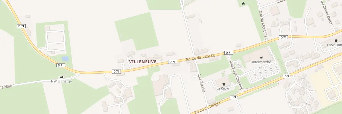 Plan du 820 Rte de Saint Lo (Caumont) à Caumont-sur-Aure