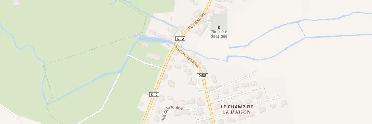 Plan du 2 Rue de Plaisance à Prée-d’Anjou