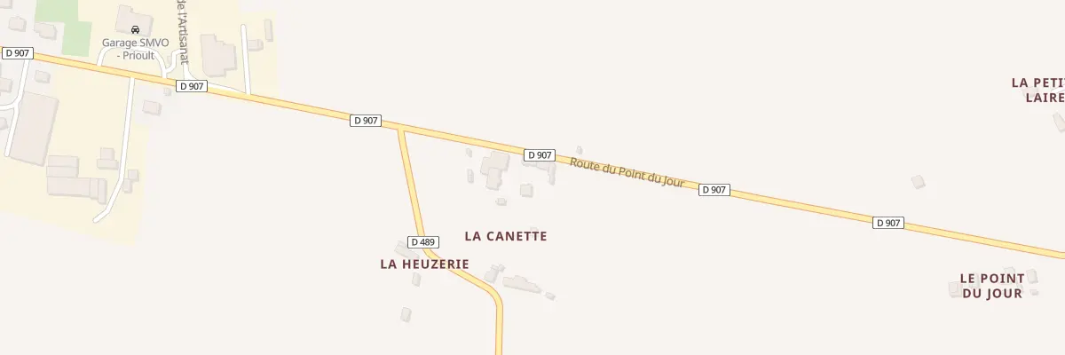 Plan du 191 La Canette à Barenton