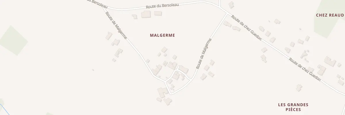 Plan du 8 Che de Malgerme à Meursac
