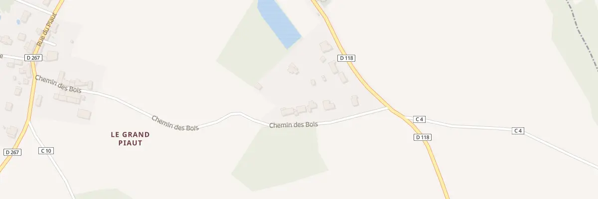 Plan du 6 Che des Bois à Lussant