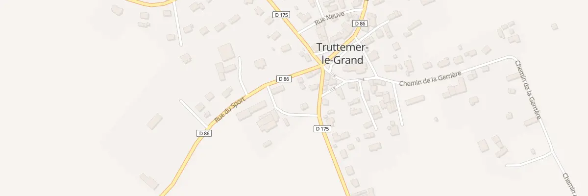 Plan du 43 Rue du Sport - Truttemer Le Gd à Vire Normandie