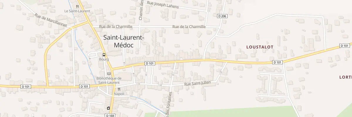 Plan du 23 Rue Marc Bourguedieu à Saint-Laurent-Médoc