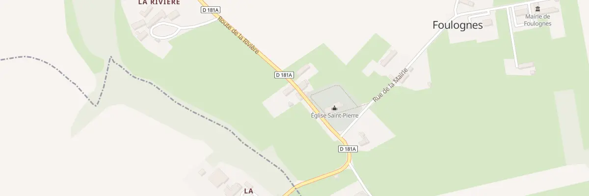 Plan du 5001 Le Bourg à Foulognes