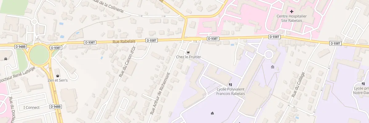 Plan du 3 Rue arthur de richemont à Fontenay-le-Comte