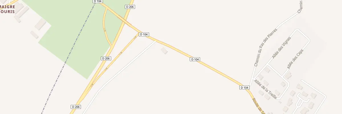 Plan du 5437 Les Grands Champs à Pissotte