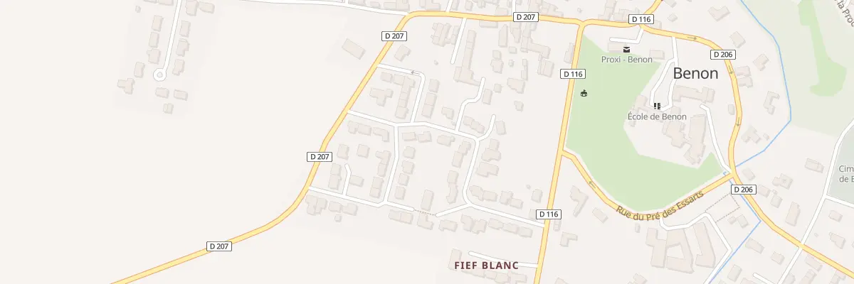 Plan du 21 Rue Richard Coeur de Lion à Benon