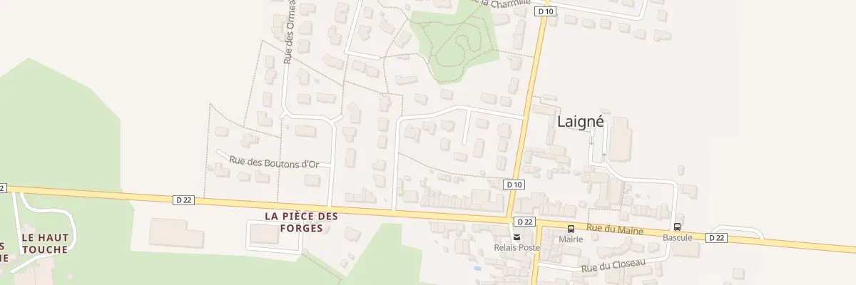 Plan du 11 Rue de la Bonneau à Prée-d’Anjou