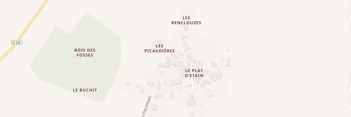 Plan du 46 Rue du Plat d’Etain à Saint-Sulpice-d’Arnoult