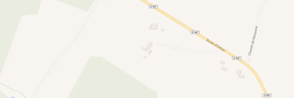 Plan du 1500 Rte d’Orthez à Tilh