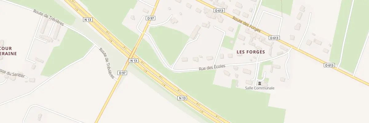 Plan du 24 Rue des Écoles à Mosles