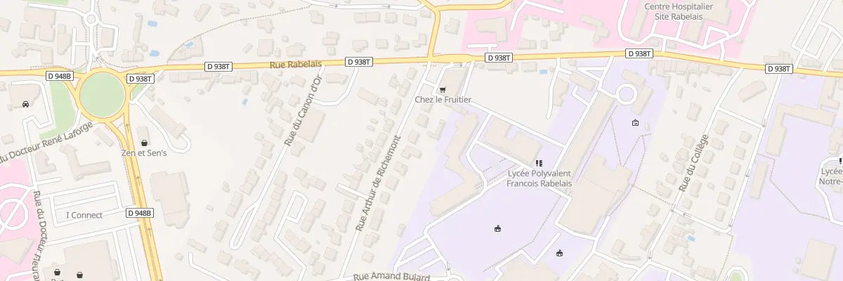 Plan du 7 Rue arthur de richemont à Fontenay-le-Comte