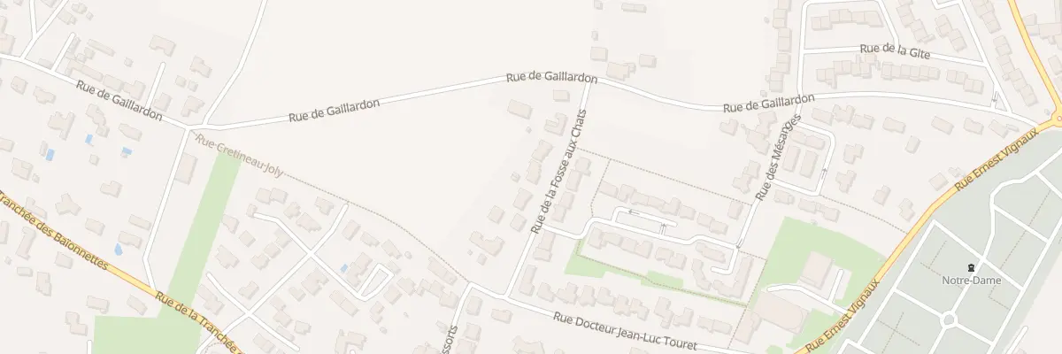 Plan du 11 Rue de la fosse aux chats à Fontenay-le-Comte