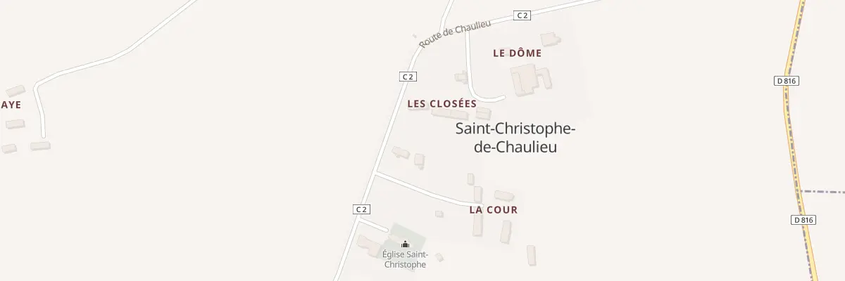 Plan du 75 Le Dome à Saint-Christophe-de-Chaulieu
