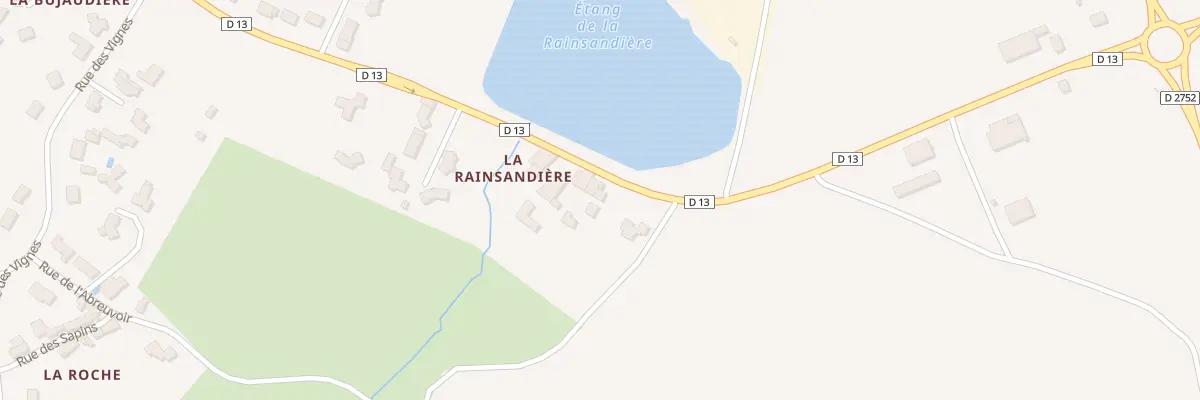Plan du 5648 La Rainsandière à La Meilleraie-Tillay