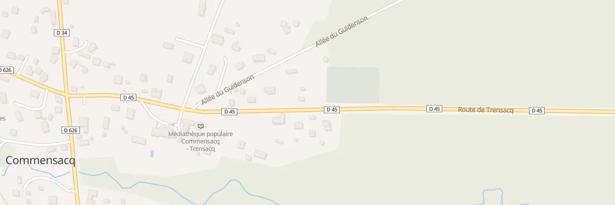Plan du 395 Rte de Trensacq à Commensacq