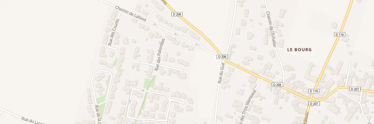 Plan du 7 Rue des Mésanges à Benon