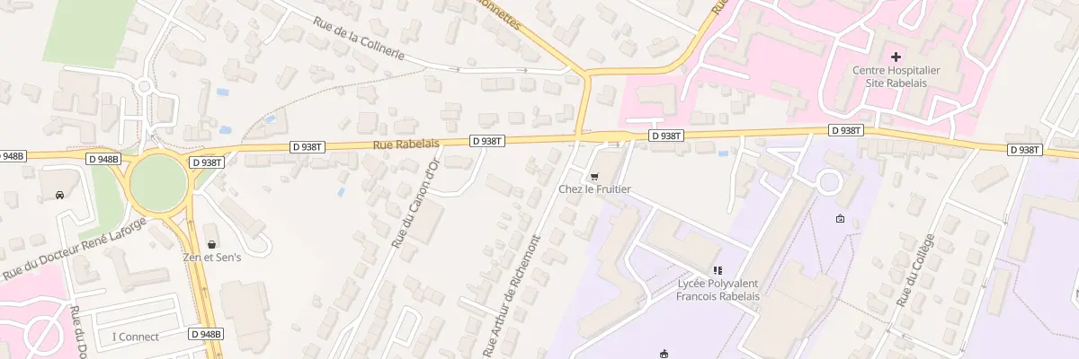 Plan du 6 Rue arthur de richemont à Fontenay-le-Comte