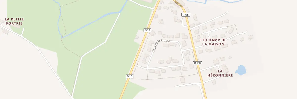 Plan du 18 Rue de la Prairie à Prée-d’Anjou