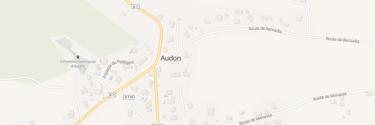 Plan du 4A Rte de Bernadia à Audon