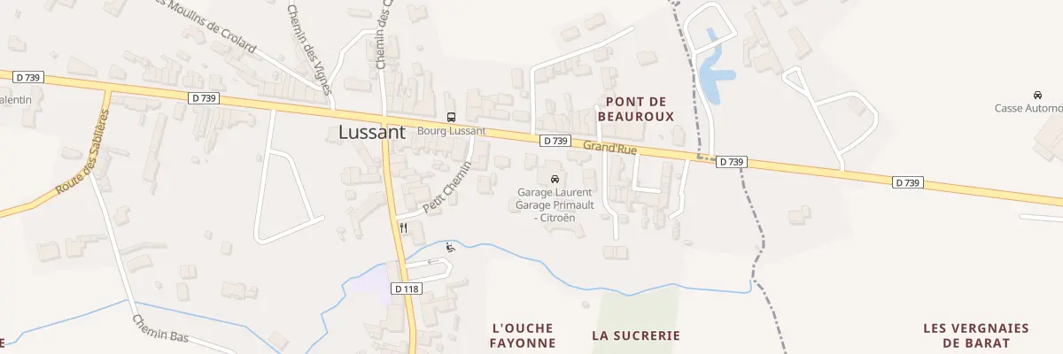 Plan du 15 Gr Grand Rue à Lussant