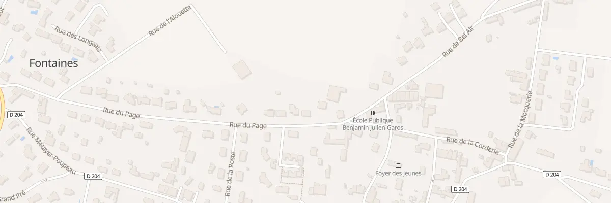 Plan du 26 Rue du page à Doix lès Fontaines