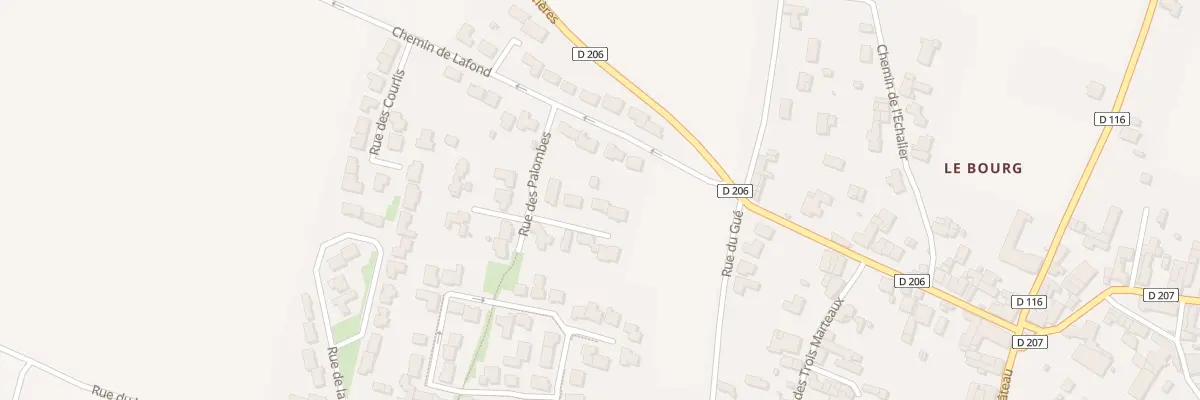 Plan du 5 Rue des Mésanges à Benon