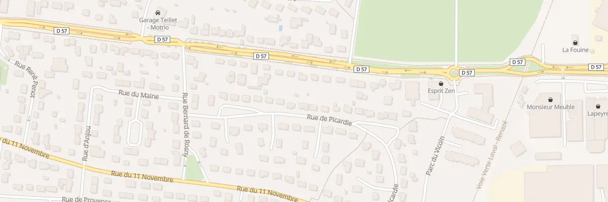 Plan du 31 Rue de Picardie à Saint-Berthevin