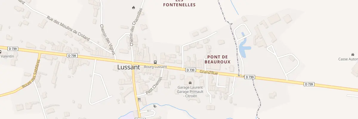 Plan du 20 Gr Grand Rue à Lussant