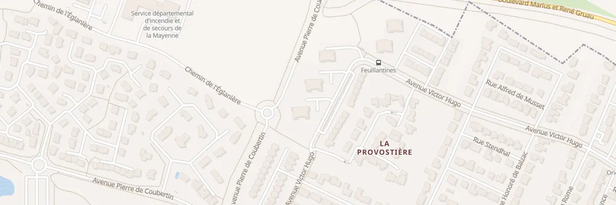 Plan du 38 Av Victor Hugo à Saint-Berthevin