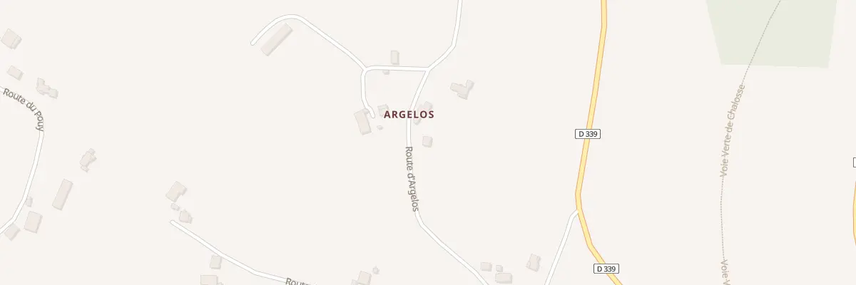 Plan du 272 Rte d’Argelos à Nousse