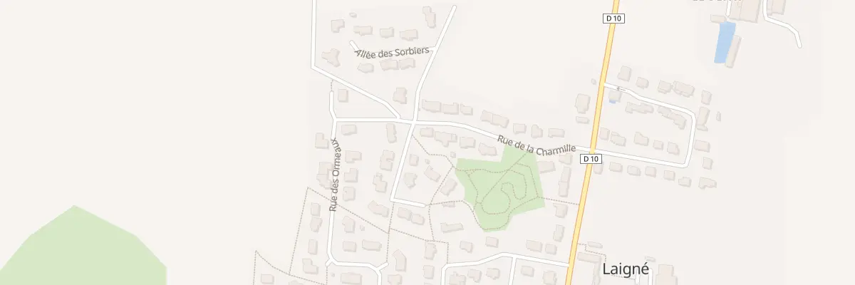 Plan du 11 Rue de la Charmille à Prée-d’Anjou