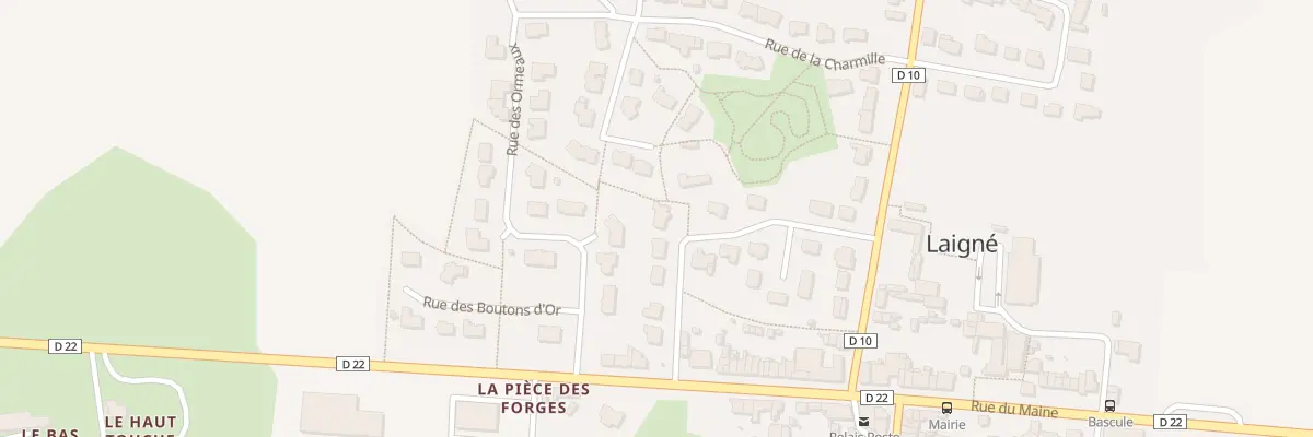 Plan du 14 Rue de la Bonneau à Prée-d’Anjou