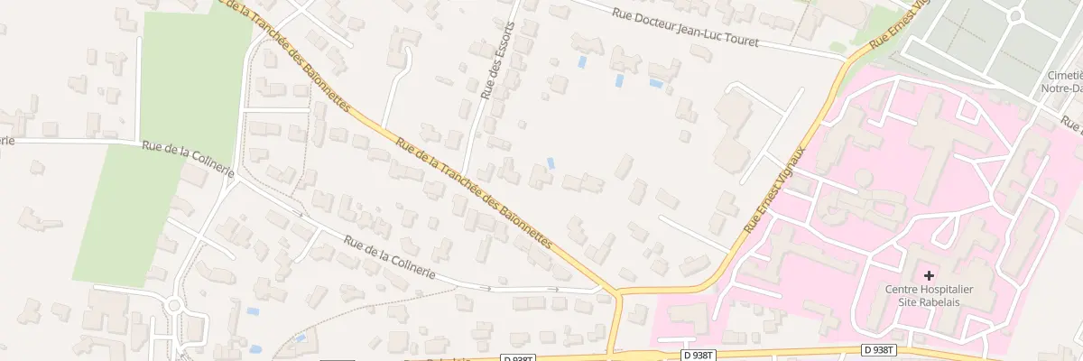Plan du 14 Rue Tranchee Baionnettes à Fontenay-le-Comte