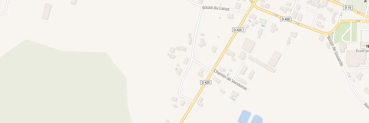 Plan du 11 Rte du Lanot à Poyanne