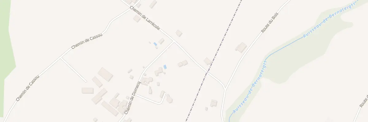 Plan du 8 Cami de Larrécole à Narp