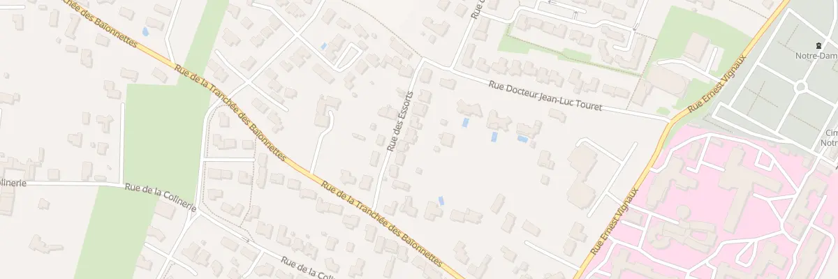 Plan du 10 Rue des essorts à Fontenay-le-Comte