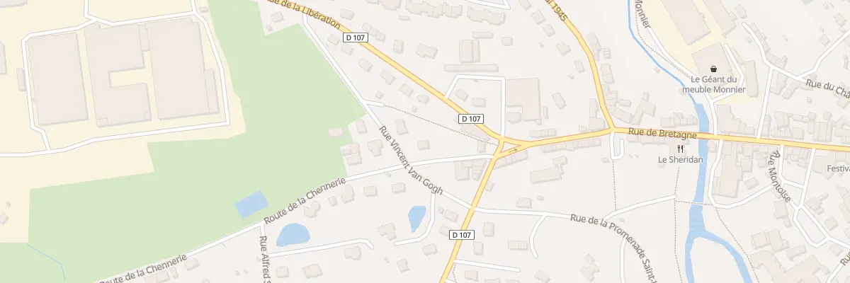 Plan du 4 Rte de la Chennerie à Gorron