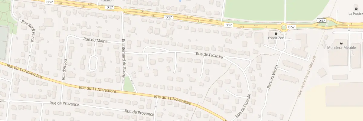 Plan du 22 Rue de Picardie à Saint-Berthevin