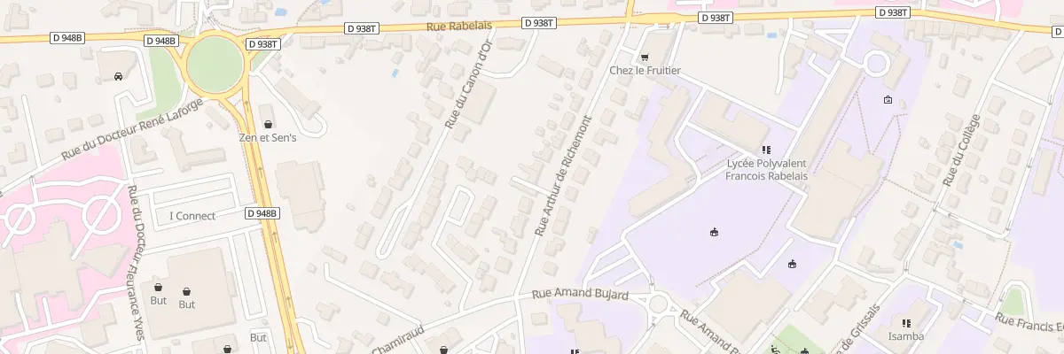 Plan du 28 Rue arthur de richemont à Fontenay-le-Comte