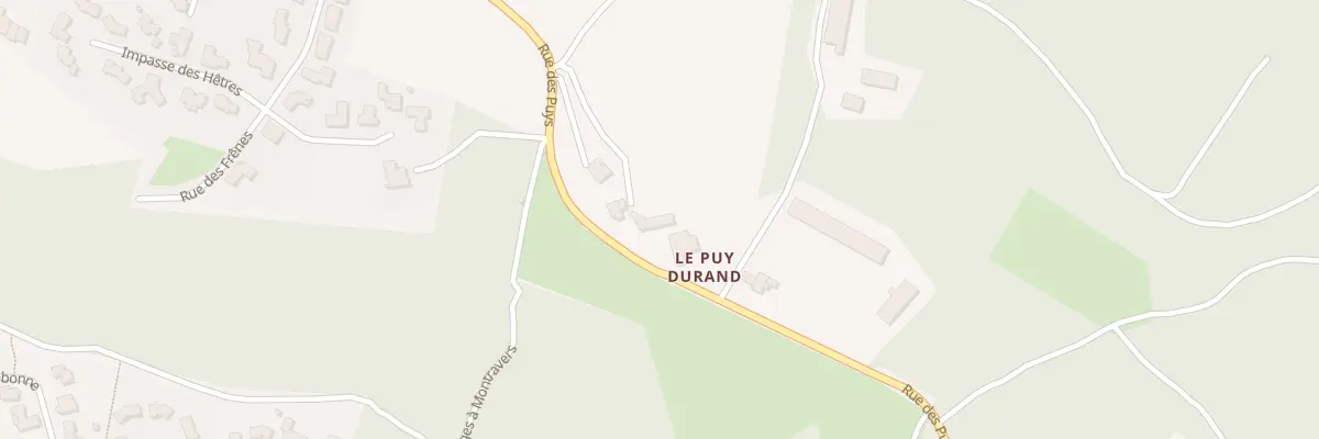 Plan du 6209F Puy Durand à Pouzauges