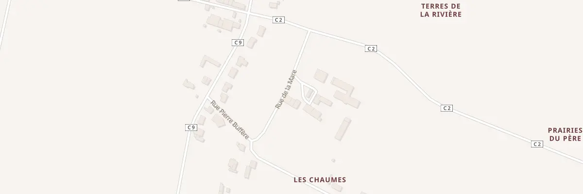 Plan du 5007 Rue de la Mare à Saint-Pierre-La-Noue