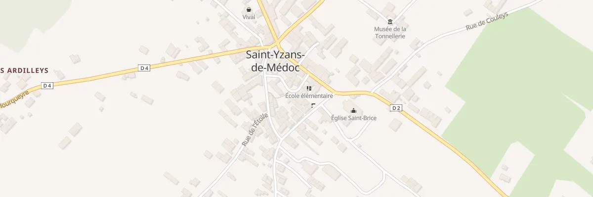 Plan du 1B Rue de la Poste à Saint-Yzans-de-Médoc