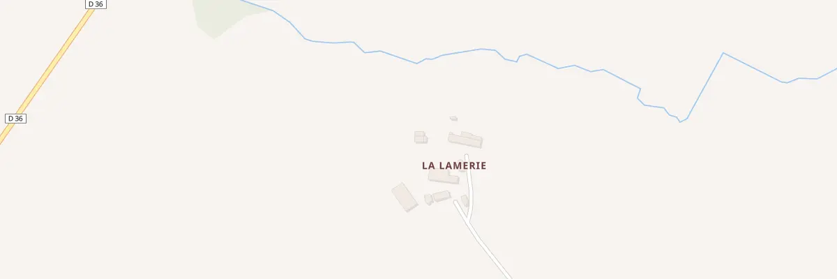 Plan du 170 La Lamerie à Barenton
