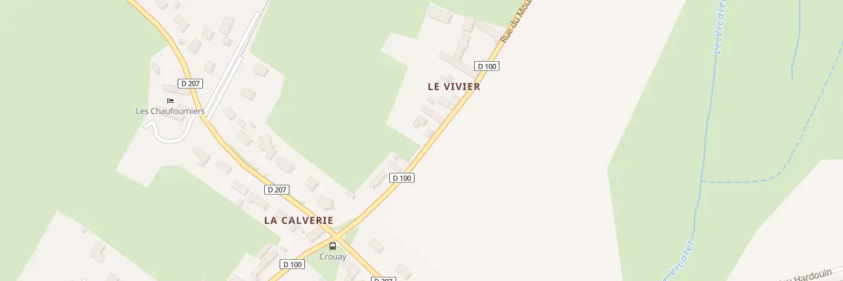 Plan du 384 Rue du Moulin à Crouay